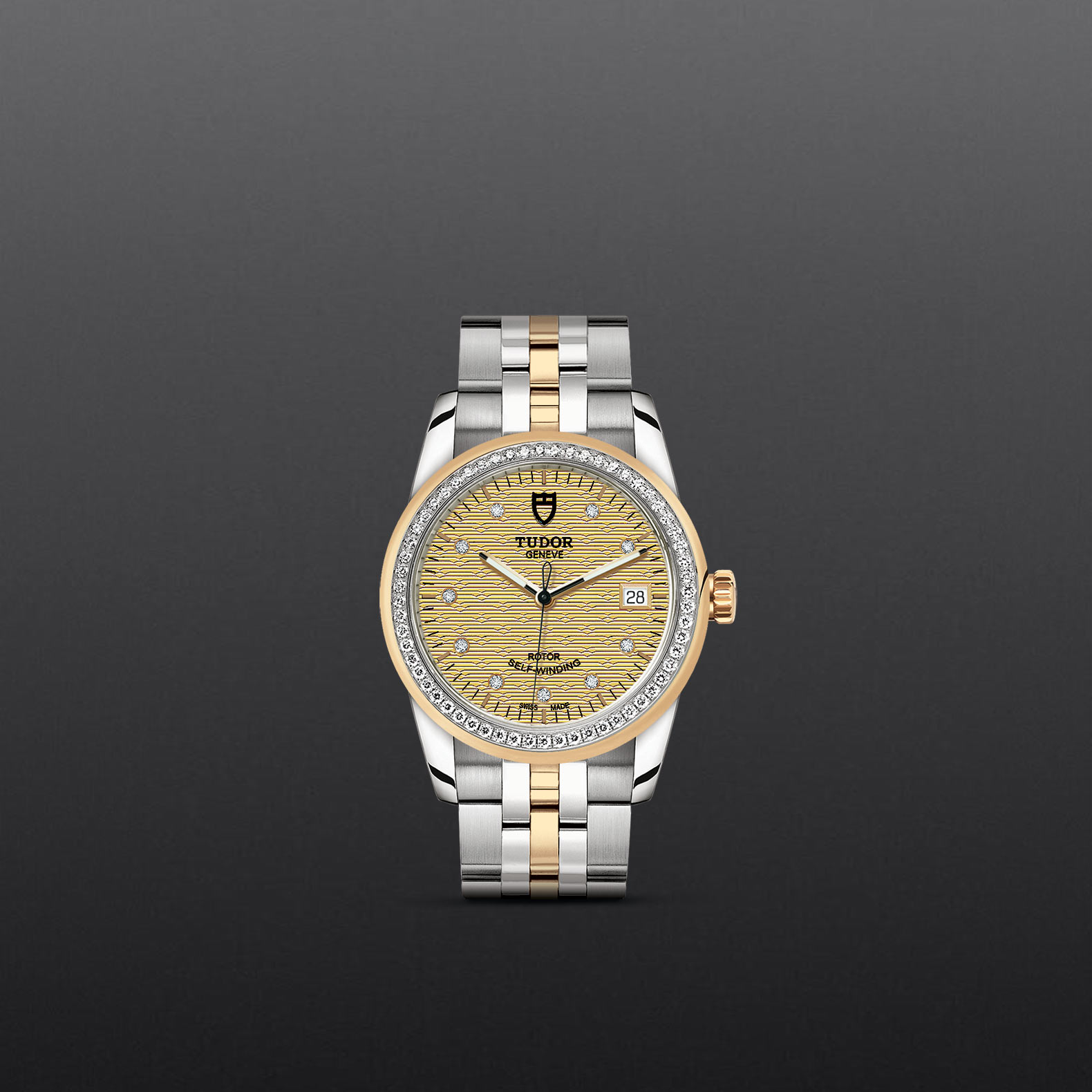 Tudor Glamour Date - M55023-0028 | Vincent Watch | Tudor Singapore